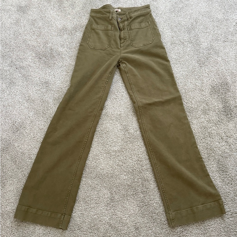 Faherty Olive Flare Women's Jeans